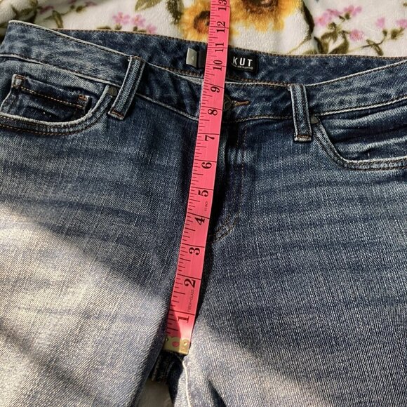 Kut from the Kloth Jeans Womens 4 Reese Ankle Straight Leg Distressed - Picture 9 of 10
